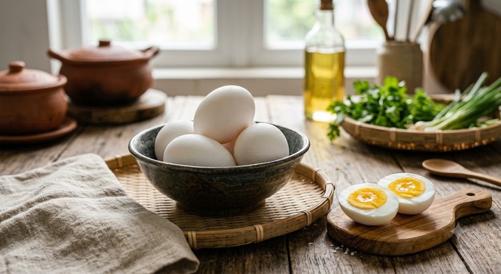 Trứng vịt – thực phẩm dưỡng âm, bổ huyết - Ảnh 1.