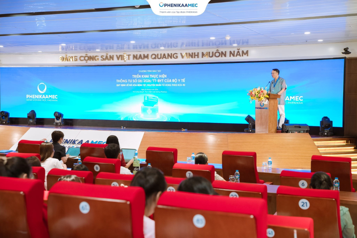 Triển khai Thông tư số 06/2026/TT-BYT: PhenikaaMec đào tạo chuyên sâu mã hóa bệnh tật và nguyên nhân tử vong theo ICD-10- Ảnh 1.