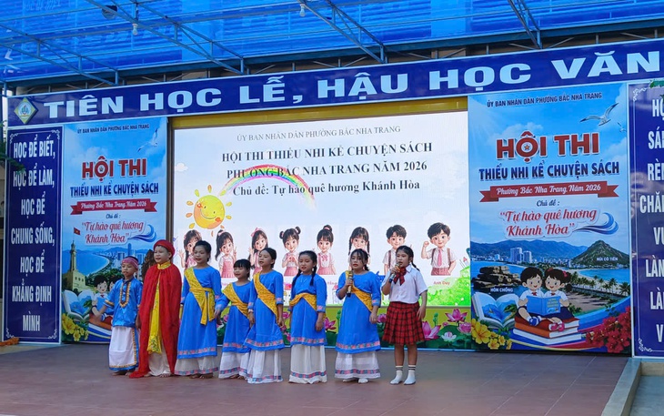 Đông đảo thiếu nhi hào hứng kể chuyện sách, lan toả tình yêu quê hương- Ảnh 4.