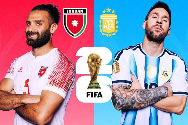 Kênh và link xem trực tiếp Jordan vs Argentina - World Cup 2026 ngày 28/6 - Ảnh 1.