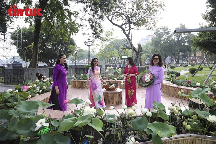 Lễ hội Sen Hà Nội 2026 thu hút đông đảo người dân dịp cuối tuần- Ảnh 10.