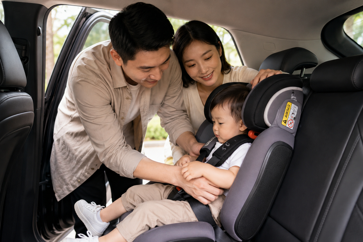 Hiểu đúng về phạt cảnh cáo tài xế ô tô không dùng ghế an toàn cho trẻ em- Ảnh 2.
