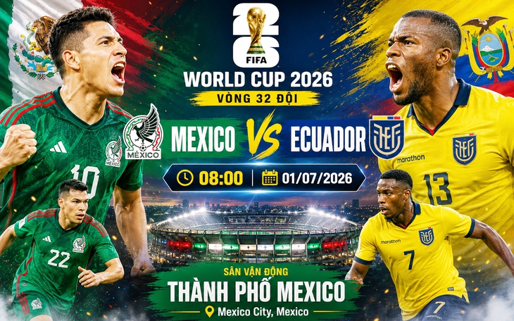 Kênh và link xem trực tiếp Mexico vs Ecuador - vòng 1/16 World Cup 2026 ngày 1/7- Ảnh 3.
