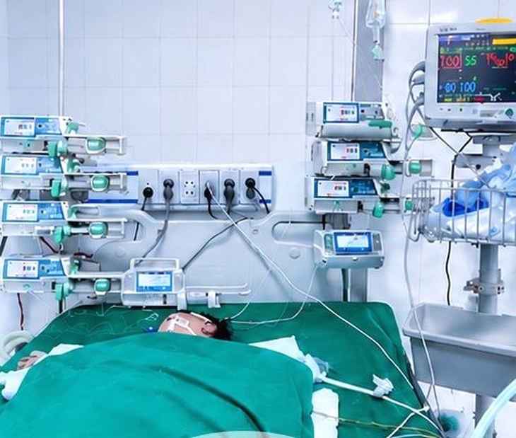 Cứu sống bé trai 23 tháng tuổi mắc tay chân miệng với nhiều biến chứng thần kinh, hô hấp và tuần hoàn- Ảnh 1. Cứu sống bé trai 23 tháng tuổi mắc tay chân miệng với nhiều biến chứng thần kinh, hô hấp và tuần hoàn- Ảnh 1.