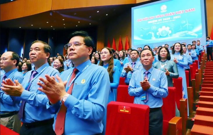 Tổng Bí thư, Chủ tịch nước Tô Lâm dự Đại hội XIV Công đoàn Việt Nam- Ảnh 2. Tổng Bí thư, Chủ tịch nước Tô Lâm dự Đại hội XIV Công đoàn Việt Nam- Ảnh 2.