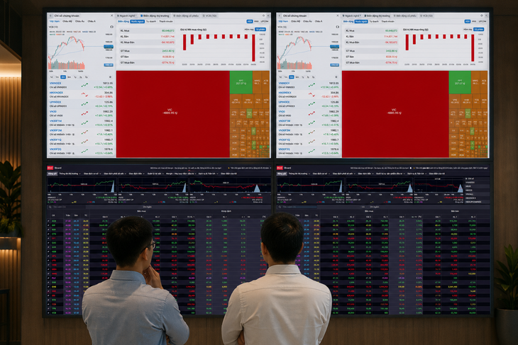 Khối ngoại xả hơn 5.700 tỷ đồng trên VN-Index phiên 4/6- Ảnh 1.