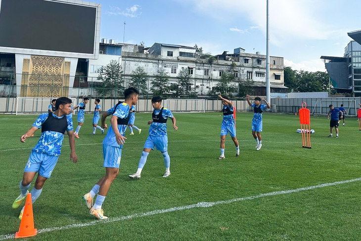 U19 Việt Nam sẵn sàng cho trận đấu với U19 Myanmar, quyết tâm giành vé đi tiếp- Ảnh 1.