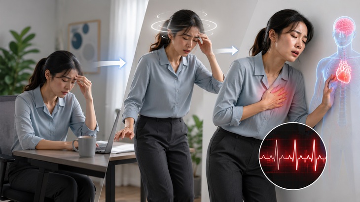 Vì sao cứ đứng lên là choáng váng, tim đập thình thịch?- Ảnh 1.