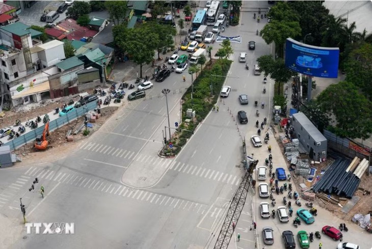 Hà Nội điều chỉnh tổ chức giao thông phạm vi nút giao La Thành-Nguyễn Chí Thanh- Ảnh 1.