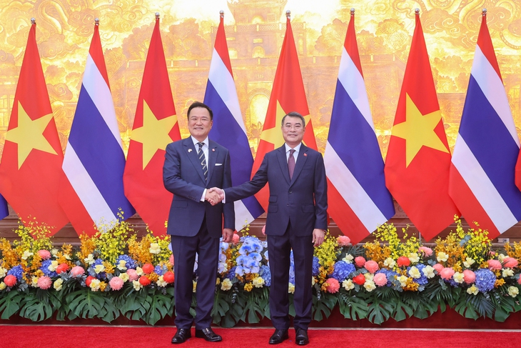 Thủ tướng Lê Minh Hưng hội đàm với Thủ tướng Thái Lan Anutin Charnvirakul- Ảnh 2.