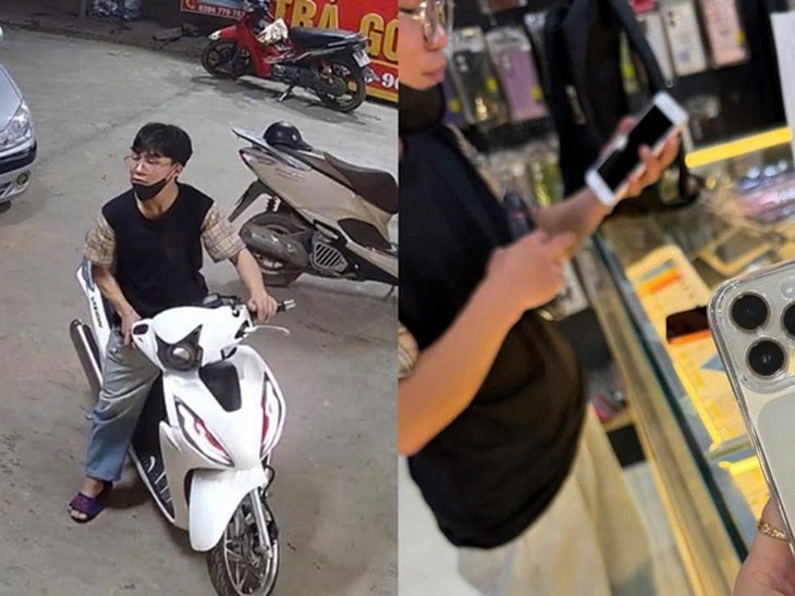 Truy tìm gã trai dùng ‘tiền giả, điện thoại mô hình’ lừa tráo iPhone 14 và 15 Pro Max- Ảnh 1.