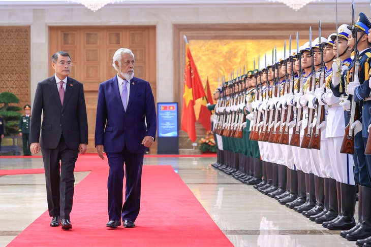 Thủ tướng Lê Minh Hưng chủ trì đón Thủ tướng Timor-Leste- Ảnh 2.