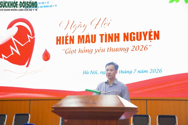 Cân bộ, viên chức Cơ quan Bộ Y tế tham gia hiến máu tình nguyện - Ảnh 1.