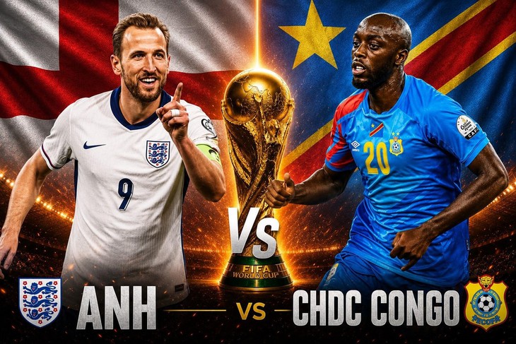 Kênh và link xem trực tiếp Anh vs Congo - vòng 1/16 World Cup 2026 ngày 1/7- Ảnh 1.