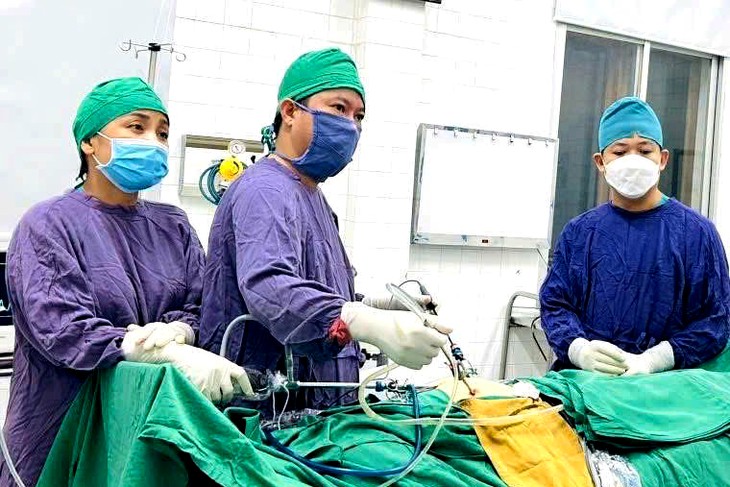 Cứu sống người bệnh bị thai ngoài tử cung vỡ đe dọa tính mạng- Ảnh 1.