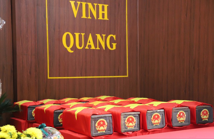 Đã quy tập được 49 bộ hài cốt liệt sĩ và 1 bộ hài cốt tập thể tại Công viên Lê Thị Riêng- Ảnh 2.