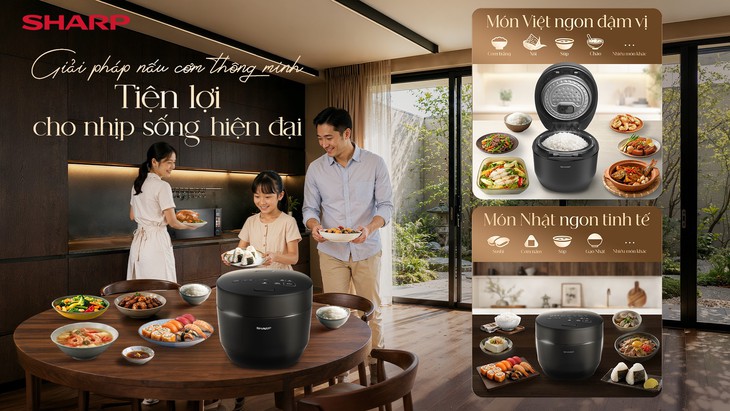 Sharp Maidaki – Tinh hoa nấu cơm chuẩn Nhật cho gia đình Việt- Ảnh 3.