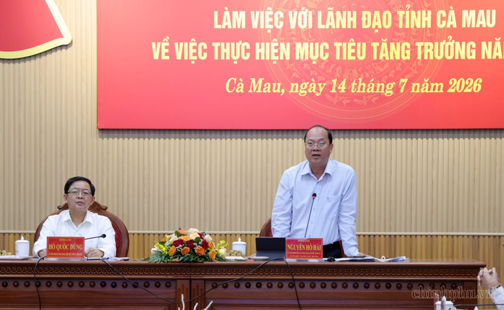 Phó Thủ tướng chỉ đạo Cà Mau phát huy tối đa lợi thế để tăng trưởng bứt phá- Ảnh 2.