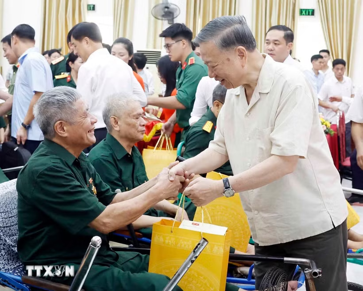 Tổng Bí thư, Chủ tịch nước chỉ đạo nâng cao chất lượng chăm sóc thương binh, bệnh binh - Ảnh 3.