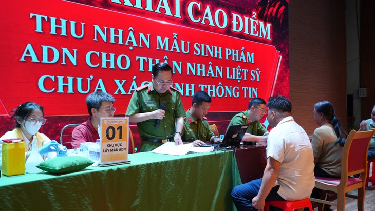 Quảng Ninh hoàn thành đợt cao điểm thu nhận mẫu ADN thân nhân liệt sĩ- Ảnh 1.