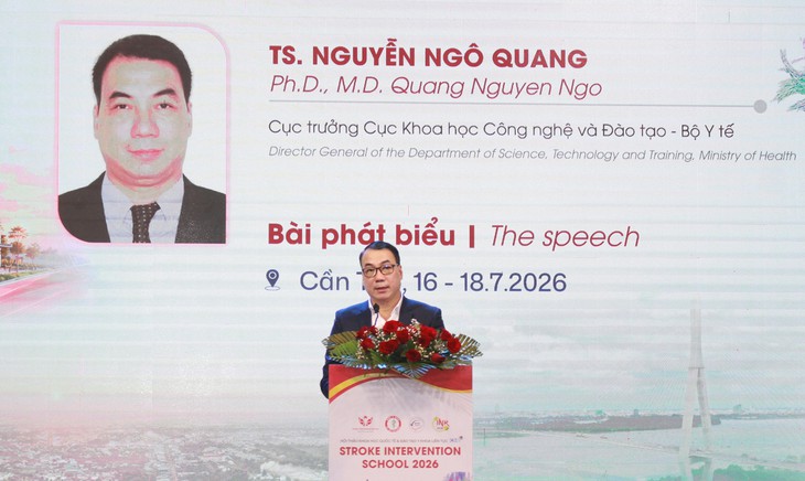 Đẩy mạnh ứng dụng công nghệ, AI và hợp tác quốc tế để nâng chất lượng điều trị đột quỵ- Ảnh 1.