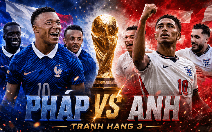Lịch thi đấu bóng đá hôm nay ngày 18/7 - 19/7: Tranh hạng Ba World Cup 2026 - Ảnh 2.