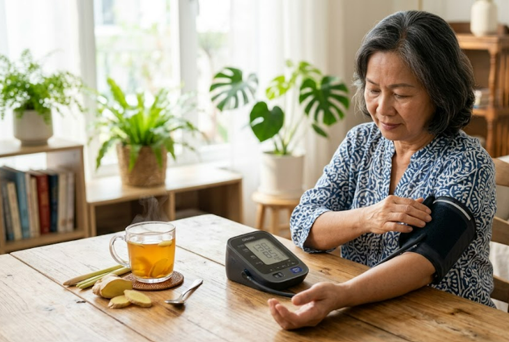 Người tăng huyết áp uống trà gừng có tốt không? - Ảnh 1.