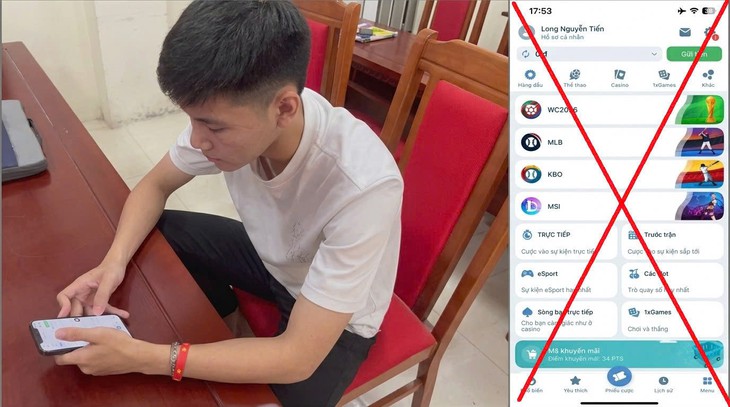 Khoe thành tích cá độ trên mạng xã hội, nam thanh - Ảnh 1.