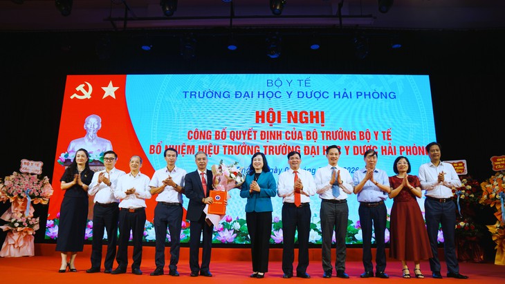PGS.TS.BS Nguyễn Văn Khải tiếp tục giữ chức Hiệu trưởng Trường Đại học Y Dược Hải Phòng- Ảnh 3.