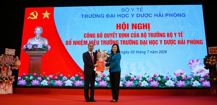 PGS.TS.BS Nguyễn Văn Khải tiếp tục giữ chức Hiệu trưởng Trường Đại học Y Dược Hải Phòng- Ảnh 2.