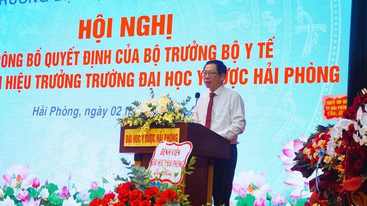 PGS.TS.BS Nguyễn Văn Khải tiếp tục giữ chức Hiệu trưởng Trường Đại học Y Dược Hải Phòng- Ảnh 5.