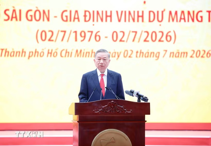 Phát biểu của Tổng Bí thư, Chủ tịch nước Tô Lâm tại Lễ Kỷ niệm 50 năm Ngày thành phố mang tên Bác - Ảnh 1.