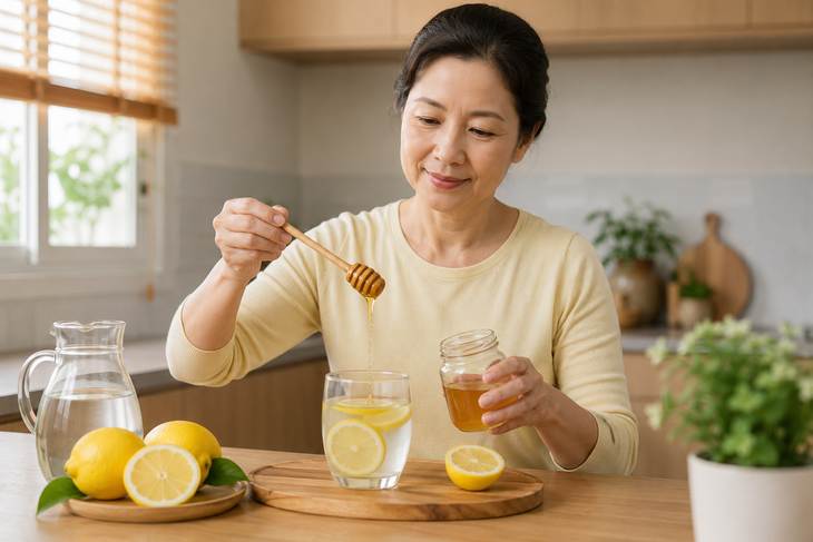 Uống nước chanh mật ong trước khi ngủ có tốt hơn buổi sáng? - Ảnh 1.