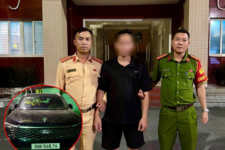 Hà Nội: Danh tính tài xế lái ô tô đẩy CSGT rồi bỏ chạy - Ảnh 2.