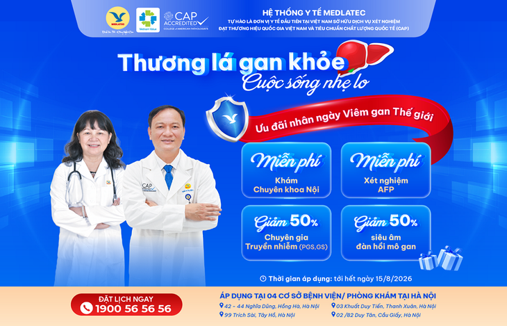 Hưởng ứng Ngày Viêm gan Thế giới 28/7: Miễn phí khám và xét nghiệm tầm soát nguy cơ ung thư gan tại MEDLATEC- Ảnh 3.