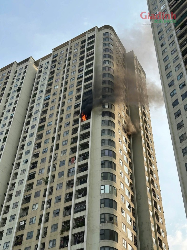 Cháy căn hộ tầng 19 chung cư Gelexia Riverside tại Hà Nội không có còi báo cháy - Ảnh 2.