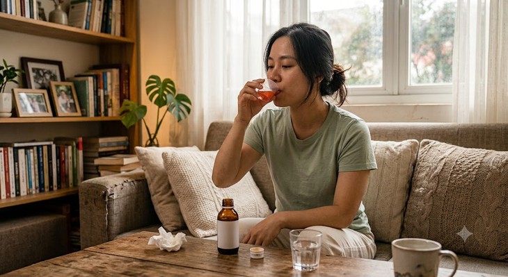 6 sai lầm khi dùng thuốc giảm ho trong mùa mưa - Ảnh 1.