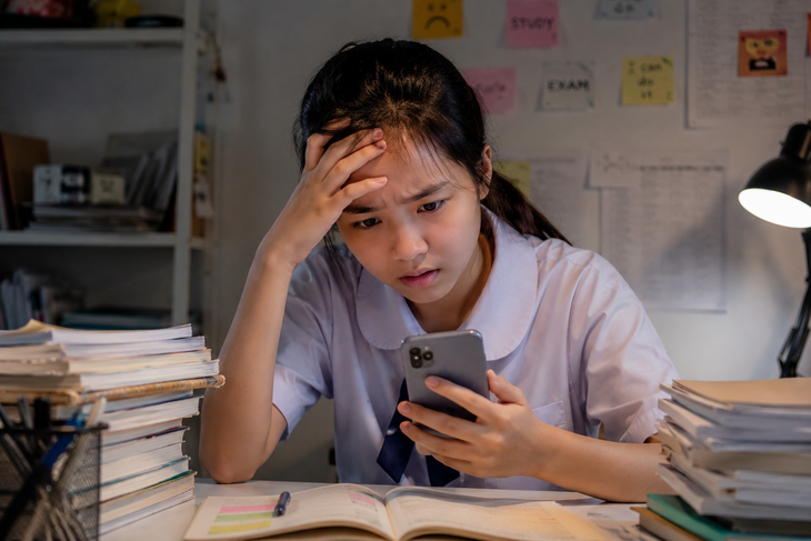 Vì sao học sinh dễ căng thẳng hơn trong thời đại số? - Ảnh 1.