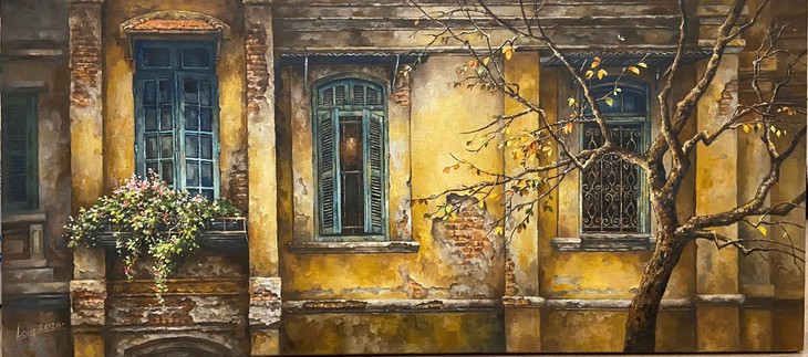 Họa sĩ khiếm thính Trần Nam Long và lời tri ân bằng nét cọ tại Bệnh viện Việt Pháp Hà Nội- Ảnh 3.