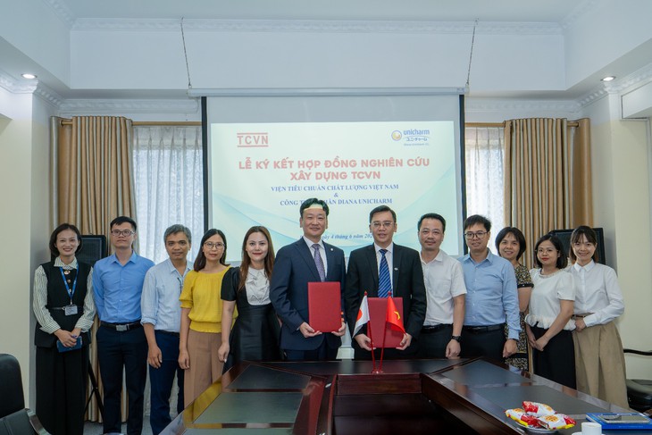 VSQI hợp tác Diana Unicharm khởi động nghiên cứu xây dựng Tiêu chuẩn Quốc gia cho tã trẻ em và băng vệ sinh phụ nữ- Ảnh 1.