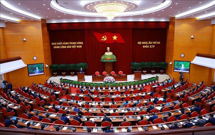 Bế mạc Hội nghị Ban Chấp hành Trung ương Đảng lần thứ 3, khóa XIV- Ảnh 6.