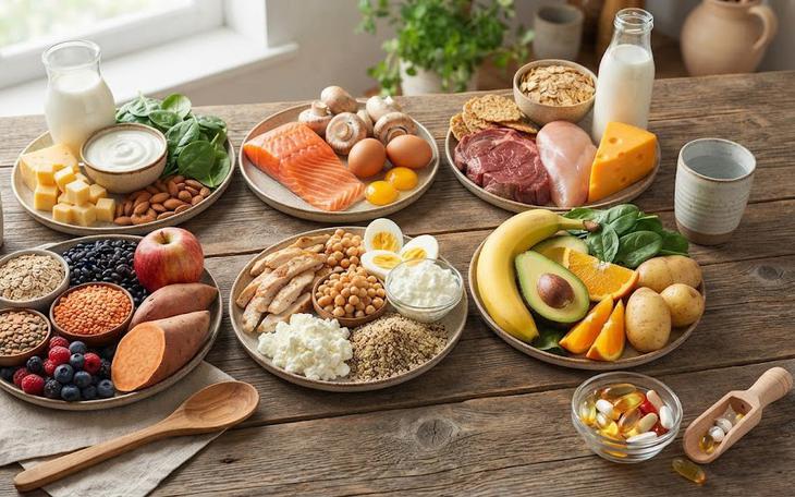 SKĐS - Protein là một chất dinh dưỡng thiết yếu cho bất kỳ chế độ ăn uống cân bằng nào. Đối với người sau tuổi 60, cung cấp đủ protein đặc biệt quan trọng giúp duy trì khối lượng cơ và bảo vệ sức khỏe tổng thể. - Ảnh 2.