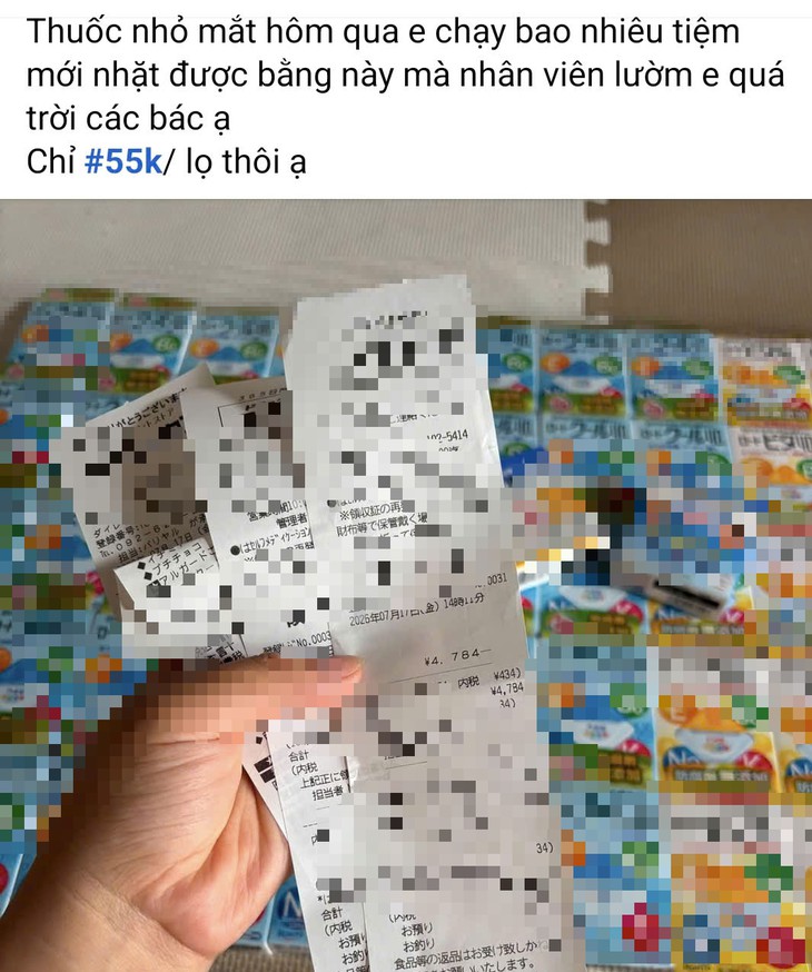Thuốc nhỏ mắt ‘xách tay’ bán tràn lan trên mạng xã hội: Bác sĩ cảnh báo những rủi ro khó lường- Ảnh 2.