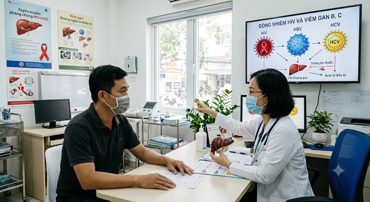 Đồng nhiễm HIV và viêm gan B, C: 'Sát thủ thầm lặng' tàn phá lá gan thế nào? - Ảnh 1.