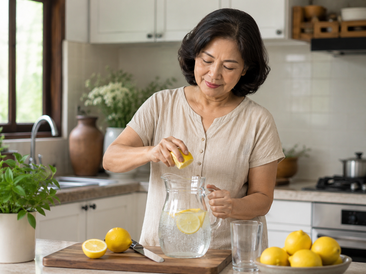 Người trên 50 tuổi có nên uống nước chanh mỗi ngày? - Ảnh 1.