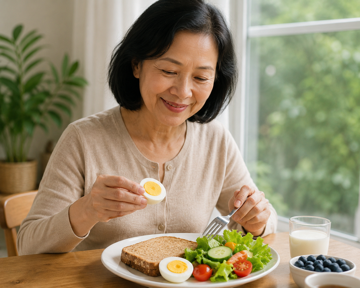 Sau tuổi 50, nên ăn bao nhiêu quả trứng mỗi tuần? - Ảnh 1.