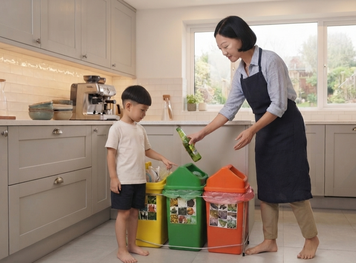 Hướng dẫn phân loại và xử lý rác thải sinh hoạt tại nhà cho không gian sống chuẩn Xanh - Sạch - Đẹp - Ảnh 1.