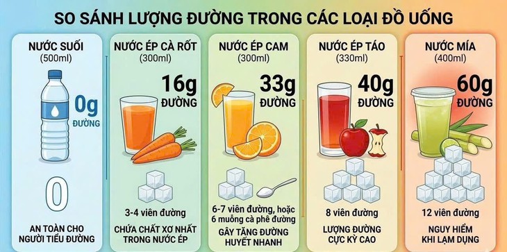 Uống nước ép thay nước để 'thanh lọc', bệnh nhân tiểu đường nguy kịch - Ảnh 2.