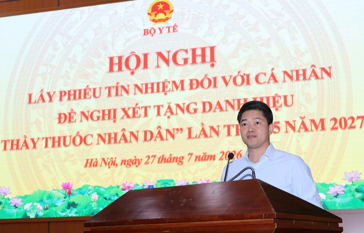 Bộ Y tế lấy ý kiến đối với cá nhân đề nghị xét tặng danh hiệu 'Thầy thuốc Nhân dân' lần thứ 15- Ảnh 1.