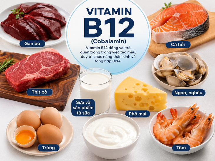 Bổ sung vitamin B12 và sắt có tác dụng gì? - Ảnh 1.